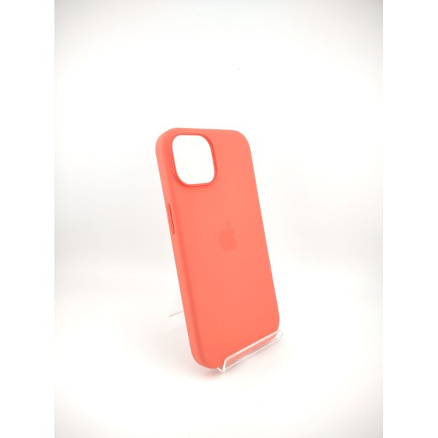 Чохол Silicone Case with MagSafe для Apple iPhone 15 (Guava)