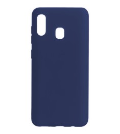 Силикон iNavi Color Samsung Galaxy A30 (2019) (Темно-синий)
