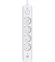 Мережевий подовжувач ArmorStandart A-PS42 (1.8m) (1USB / 1Type-C / 4EU) (Чорний)..