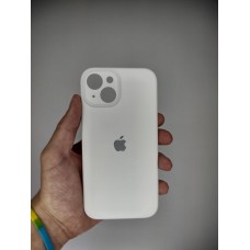 Силикон Original RoundCam Case Apple iPhone 14 (06) White