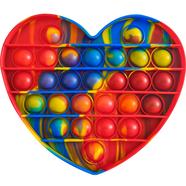 Іграшка антистрес Pop it (Серце-палітра)