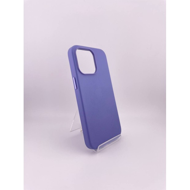 Чохол Leather Case with MagSafe для Apple iPhone 13 Pro (колір Гліцинія)