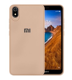 Силіконовий чохол-накладка Xiaomi Redmi 7A (пудровий)