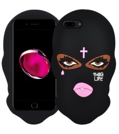 Силикон Thug Life Case Apple iPhone 7 Plus / 8 Plus (Чёрный)