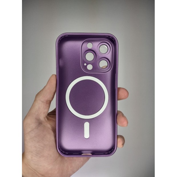 Накладка ColorPlus Armor Camers Magsafe для Apple iPhone 14 Pro (фіолетовий)