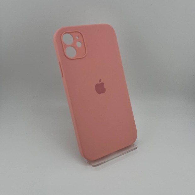 Силіконовий чохол Original Square RoundCam для Apple iPhone 11 (36) у кольорі Candy Pink.