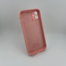 Силіконовий чохол Original Square RoundCam для Apple iPhone 11 (36) у кольорі Candy Pink.
