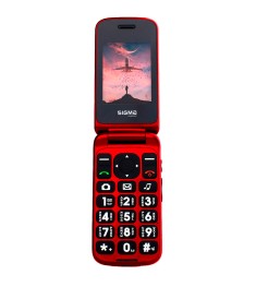 Мобильный телефон Sigma Comfort 50 Shell DUO (Black-Red) (Уценка) (2 Категория)