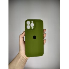 Силикон Original RoundCam Case Apple iPhone 13 Pro Max (46) Deep Green