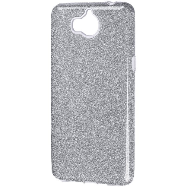 Силіконовий чохол Glitter для Huawei Y5 (2017) (Сірий)