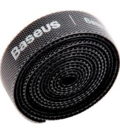 Baseus Rainbow Circle Hook-and-Loop Cable Strap (1m) (Black)