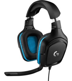 Провідні накладні навушники-гарнітура Logitech G432 (чорні) (Стан A+) DL
