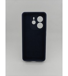 Силікон Original Premium для Xiaomi Redmi Note 14 4G (ShutCam) (Темно-синій)