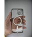 Чохол UMKU Shining з MagSafe для Apple iPhone 13 (Сріблястий)