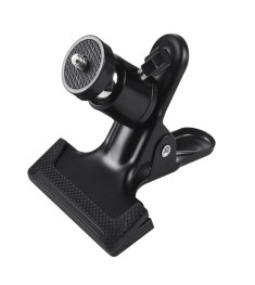 Шарова металева головка на прищіпці для штатива (Чорний)