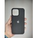 Силикон Original Round Case Apple iPhone 14 Pro Max (07) Black