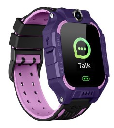 Детские смарт-часы Smart Baby Watch Q19 (Purple) (Уценка) (Категория 2)