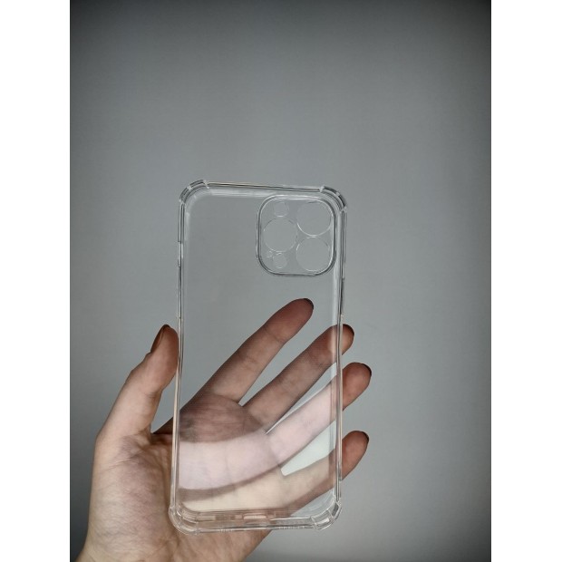 Силікон 6D Apple iPhone 13 Pro Max (ShutCam) (Прозорий)