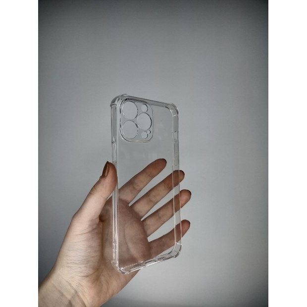 Силікон 6D Apple iPhone 13 Pro Max (ShutCam) (Прозорий)
