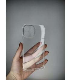 Силикон 6D  Apple iPhone 13 Pro Max (ShutCam) (Прозрачный)