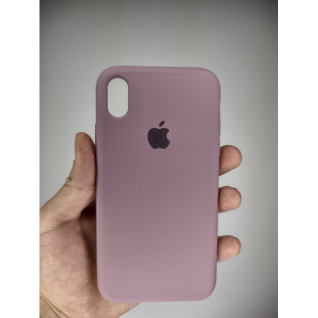Силіконовий оригінальний чохол Apple для iPhone XR (01) Bilberry.
