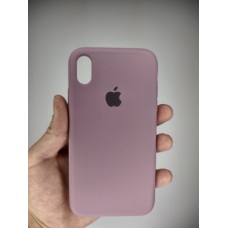Силіконовий оригінальний чохол Apple для iPhone XR (01) Bilberry.