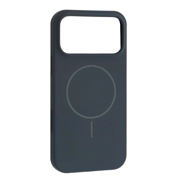 Силикон Original Round Case with MagSafe Apple iPhone 17 Pro (09) Midnight Blue Силикон Original Round Case with MagSafe Apple iPhone 17 Pro (09) Midnight Blue