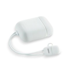 Case-charger for Apple AirPods Remax RC-A6 headphones (white)