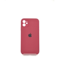 Силіконовий чохол Original Square RoundCam для Apple iPhone 11 (57) Marsala.