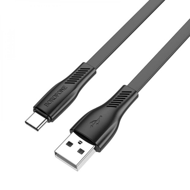 USB-кабель Borofone BX85 PD 60W (1m) (Type-C to Type-C) (Чорний)