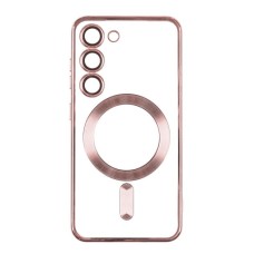 Чохол UMKU Shining з MagSafe для Samsung Galaxy S23 (Рожеве золото)