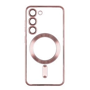Чехол UMKU Shining with MagSafe Samsung Galaxy S23 (Rose Gold)