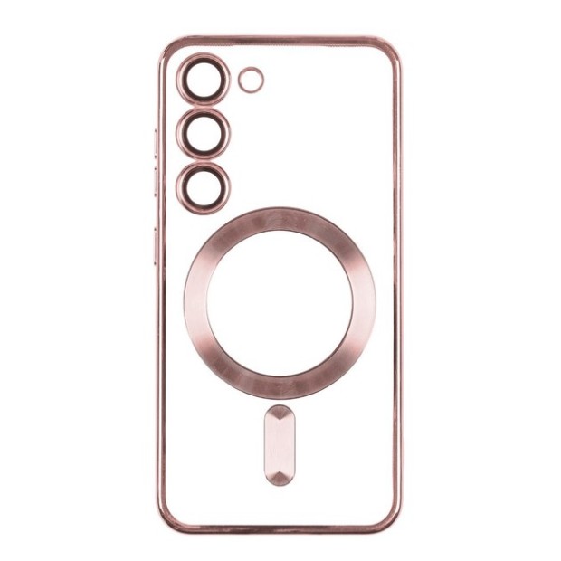 Чехол UMKU Shining with MagSafe Samsung Galaxy S23 (Rose Gold)