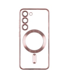 Чохол UMKU Shining з MagSafe для Samsung Galaxy S23 (Рожеве золото)