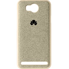 Силикон Textile Huawei Y3-2 (Бежевый)