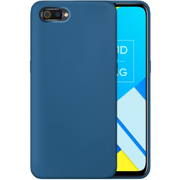 Original Silicone 360 Case for Realme C2  /  A1R (Cobalt)