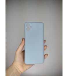 Силіконовий оригінальний чохол для Samsung Galaxy A04E (2022) (ShutCam) (Блакитн..