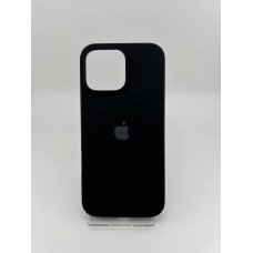 Силикон Original Round Case Apple iPhone 16 Pro Max (07) Black (Уценка) (Категория 1)