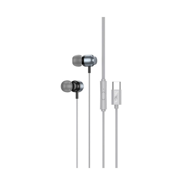 Wired in-ear headset Hoco M122 Type-C (Gray)