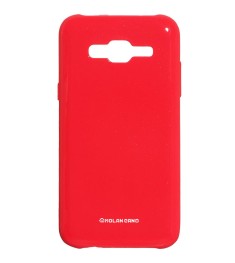 Силикон Molan Shining Samsung Galaxy J5 (2015) J500 (Светло-красный)