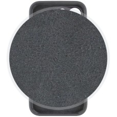 Силіконовий кейс оригінальний круглий для Apple iPhone 14 Pro Max (19) темно-сірий.