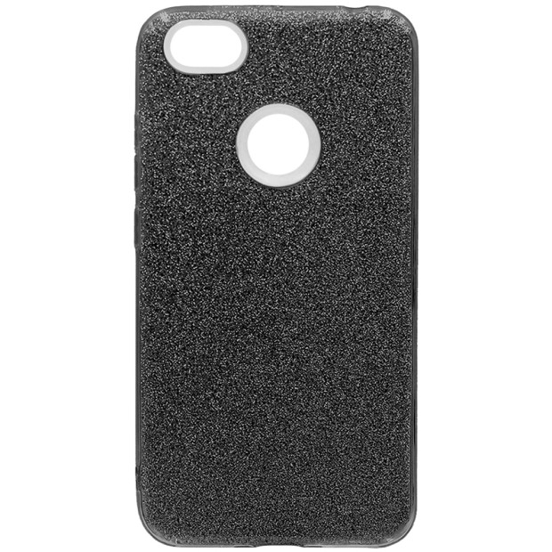 Силикон Glitter Xiaomi Redmi Note 5a Prime (Чёрный)
