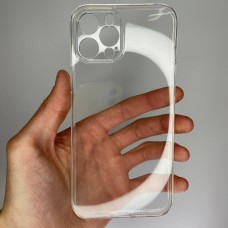 Силиконовый чехол Alabay для Apple iPhone 12 Pro Max (Прозрачный)