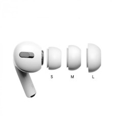 Амбушюри силіконові Apple Airpods Pro 1  /  Pro 2 (M) (Білий)