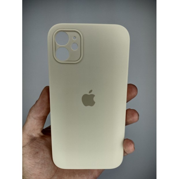 Силикон Original Square RoundCam Case Apple iPhone 11 (17) Antique White