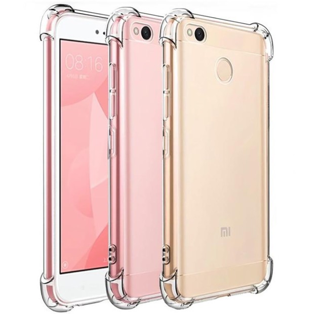Силиконовий 3D чохол для Xiaomi Redmi 4x (Прозорий)