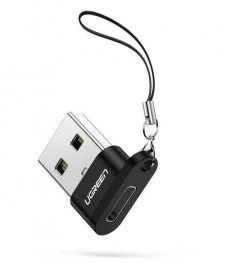 Переходник UGREEN US280 USB (M) - Type-C (F) (Black) (50568) Переходник UGREEN US280 USB (M) - Type-C (F) (Black) (50568)