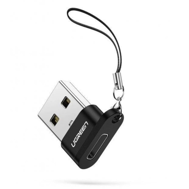 Переходник UGREEN US280 USB (M) - Type-C (F) (Black) (50568) Переходник UGREEN US280 USB (M) - Type-C (F) (Black) (50568)