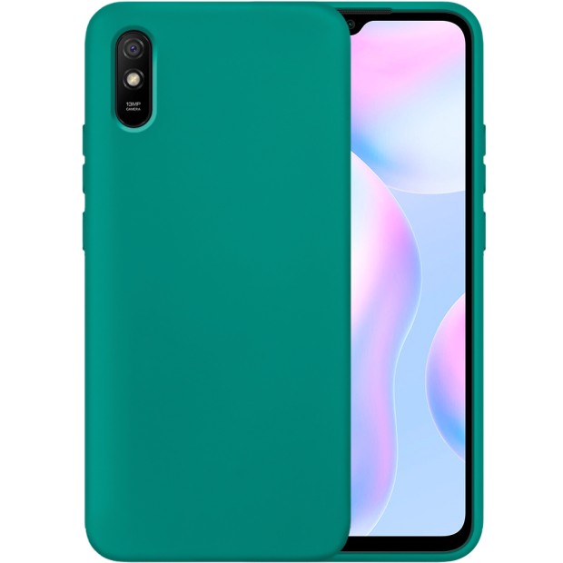 Силіконовий Original 360 чохол для Xiaomi Redmi 9A (темно-зелений) Силіконовий Original 360 чохол для Xiaomi Redmi 9A (темно-зелений)