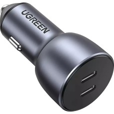 АЗУ-адаптер UGREEN CD213 (2Type-C) (Space Grey)